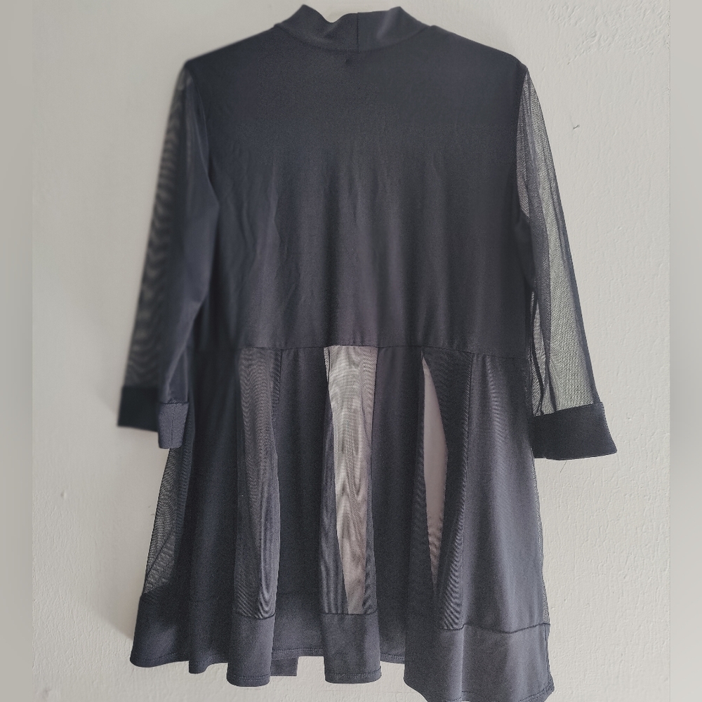 Blue Sheer Open Front Cardigan ๐๐๐ - Picture 2 of 4